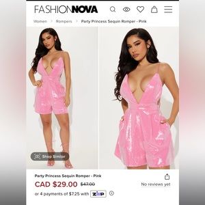 Fashion Nova Romper BRAND NEW
